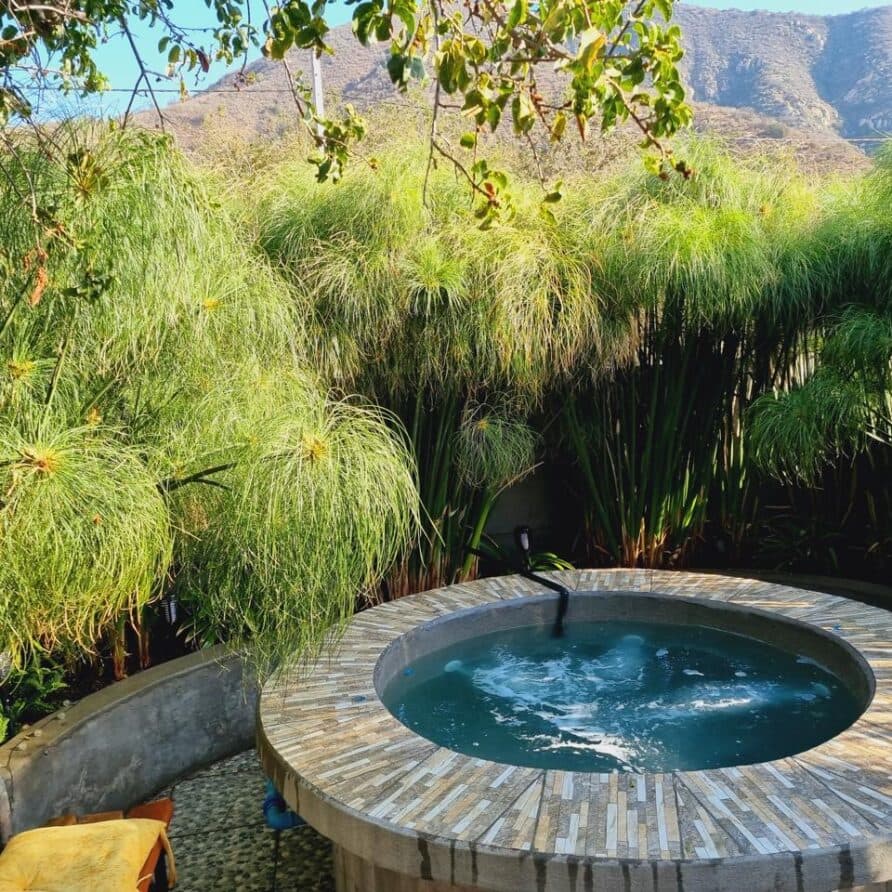 Cabaña Premium — detalle interior